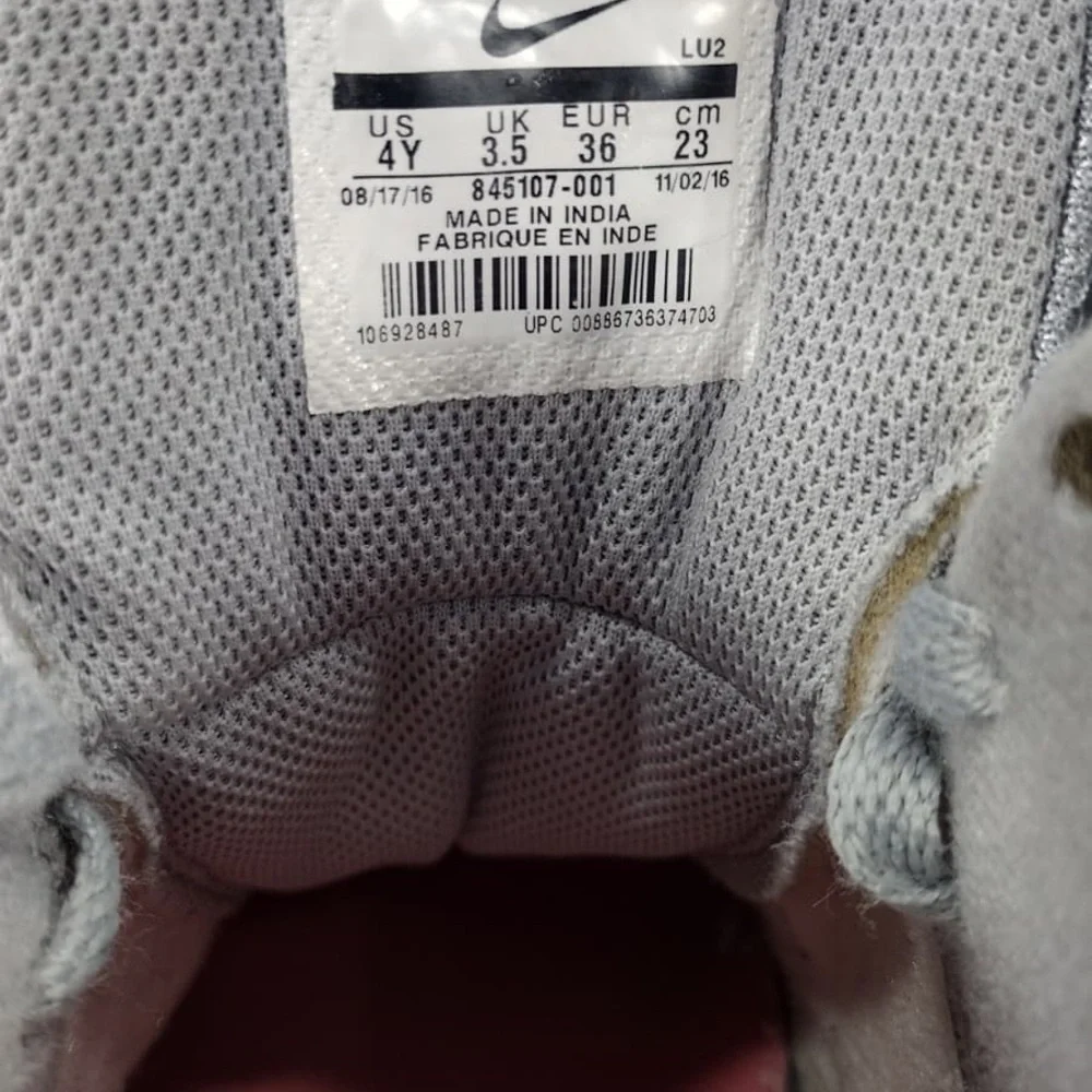 Nike Light Gray High-Top Sneakers